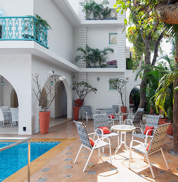 VivaStays pool area